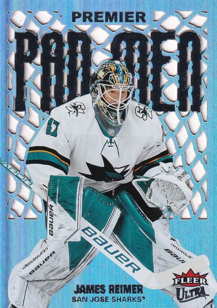 insert karta JAMES REIMER 21-22 Fleer Ultra Premier Pad Men číslo PM-13